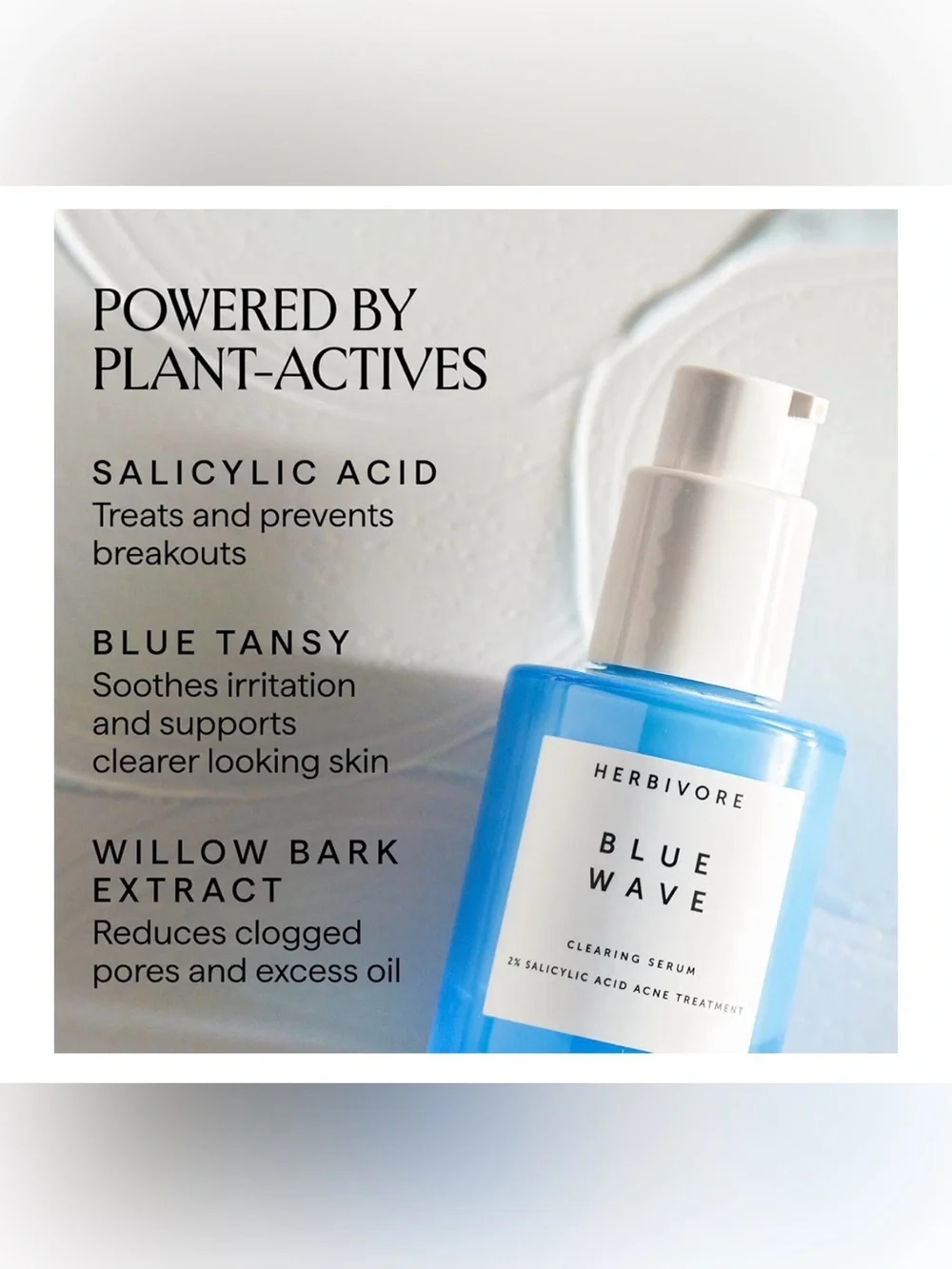 HERBIVORE Blue Wave Clearing Serum Acne Treatment 30mL
